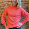 OBJECT - OBJEVA L/S KNIT PULLOVER - OBJ230096 georgia peach melange