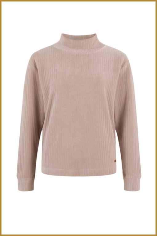 MSCW - Sweater Colly flax solid  -MOS230130 - Afbeelding 2
