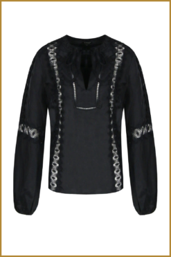 G-maxx - Blouse Leona zwart - GMA230005