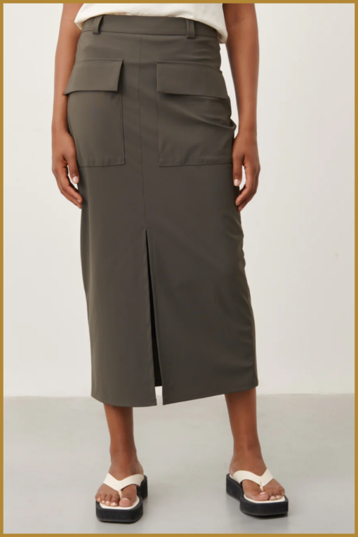 Jane Lushka - Skirt Lara - JAN240016 army