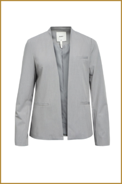Alternative view of OBJECT - OBJCECILIE L/S BLAZER - OBJ240011 light grey melange