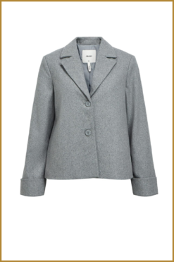 Alternative view of OBJECT - OBJNICOLE L/S WOOL JACKET - OBJ240003  light grey melange