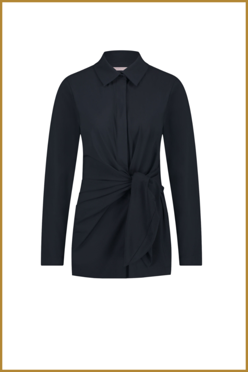 STUDIO ANNELOES - Pieke blouse dark blue -STU240019 - Afbeelding 2