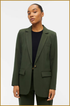 Alternative view of OBJECT -  OBJSIGRID L/S BLAZER NOOS- obj230308