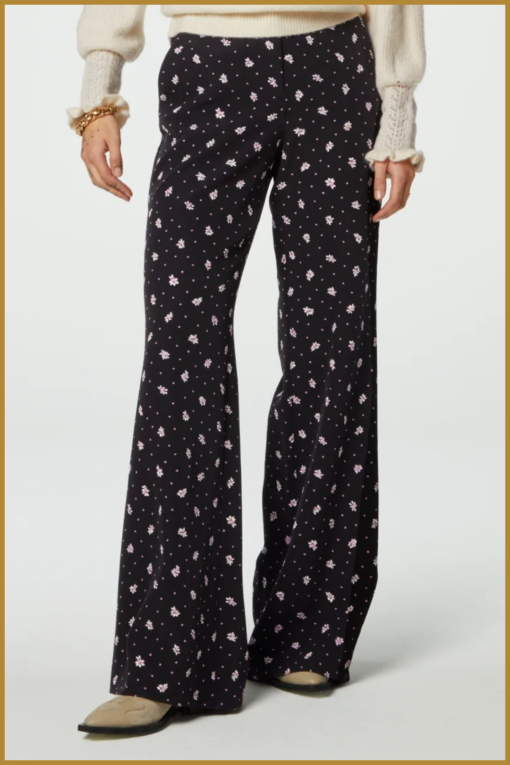 FABIENNE CHAPOT - Puck Trousers grape black-FAB230003