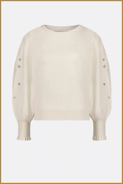FABIENNE CHAPOT - Asja Pullovercream -FAB24002 - Afbeelding 2