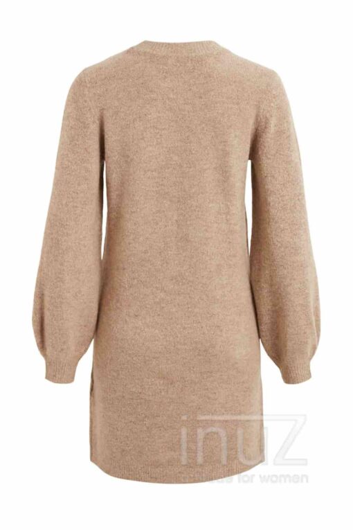 Jurk Objeve nonsia l/s knit dress - OBJ200085 Incense Melange