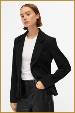 Alternative view of OBJECT - OBJLISA L/S BUTTON BLAZER - OBJ240001 black