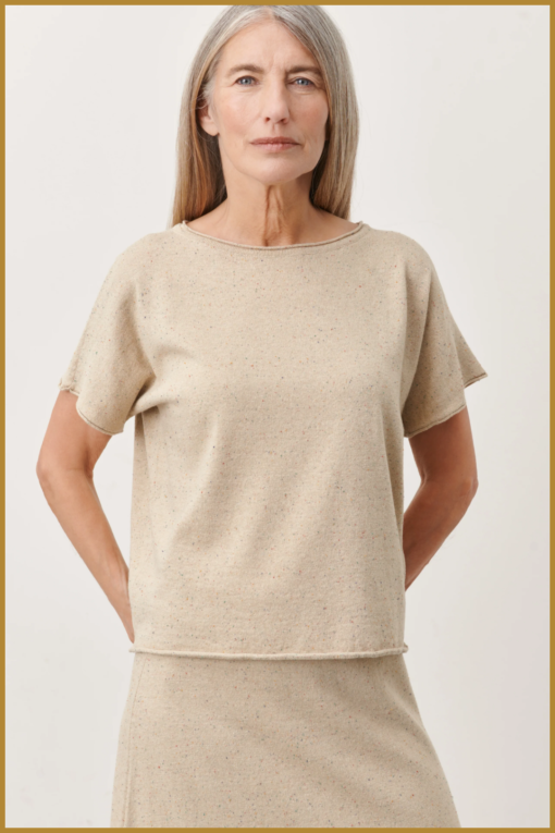 Jane Lushka - Pullover Clay - JAN240011 beige melange