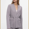 OBJECT - OBJCECILIE L/S BLAZER - OBJ240011 light grey melange