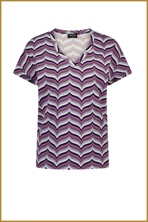 Lady Day - Top Romee - MYP240012 wave print