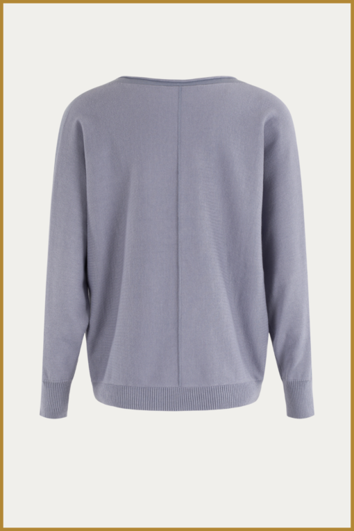 MSCW -  Pullover Azalea dark lavender solid - MOS240107 - Afbeelding 2