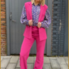 YDENCE - PAnts Solange fucsia -YDE240014