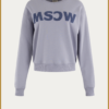 MSCW - Sweater Logo dark lavender solid - MOS240118