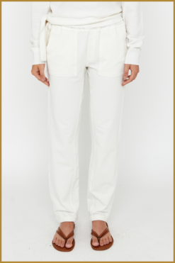 MSCW - Broek Magjani chalk solid - MOS240122