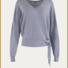 MSCW - Pullover Alicia dark lavender solid - MOS240105