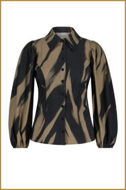 Alternative view of TUDIO ANNELOES- Elise forest blouse -STU240006