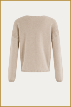 Alternative view of MSCW -  Pullover Vera sand dessin - MOS240100