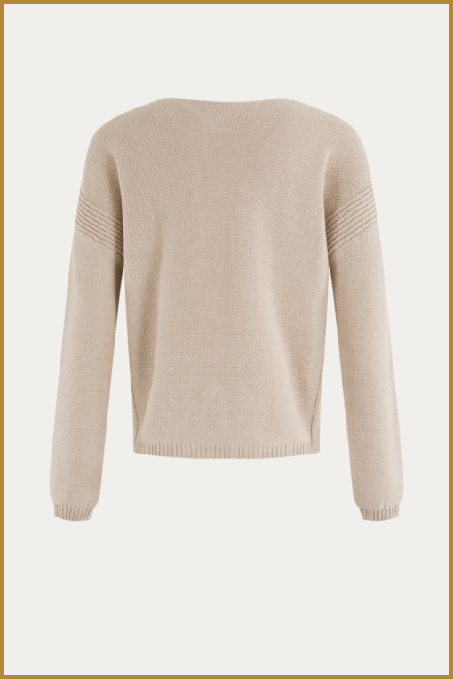 MSCW - Pullover Vera sand dessin - MOS240100