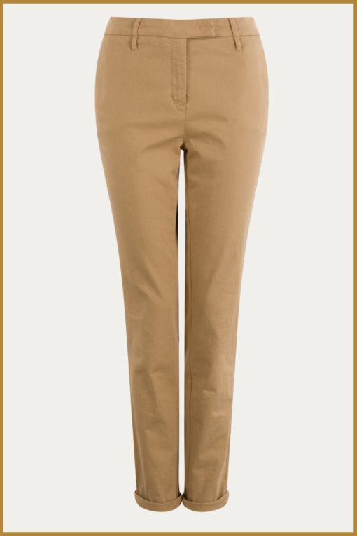 MSCW - Broek Grattitude camel solid - MOS240094