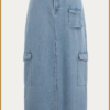 MSCW -Denny Skirt light denim -MOS240130