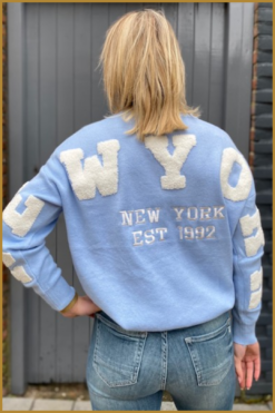 Alternative view of INUZ - Trui NY2 blue -INU240108