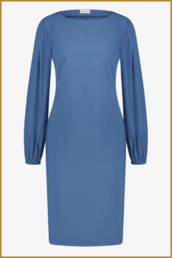 Alternative view of Jane Lushka - Dress Silke - JAN240009 mid blue