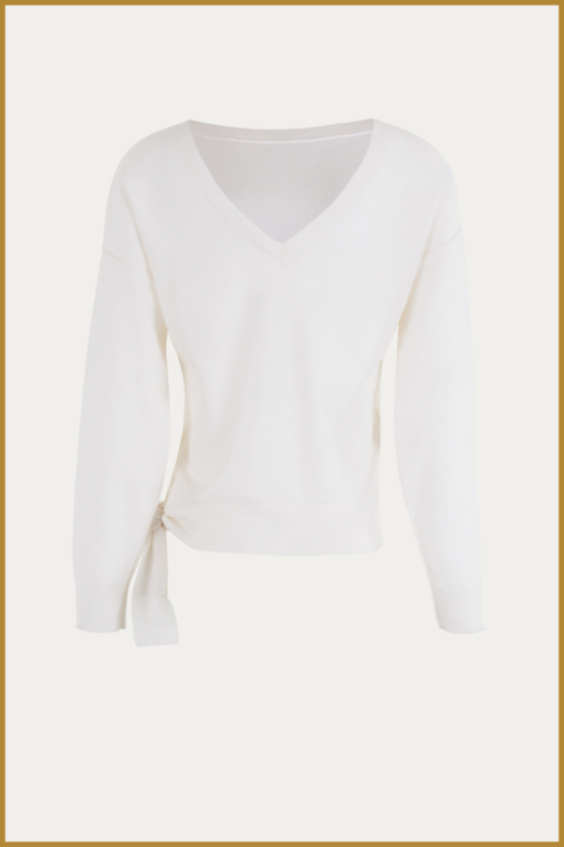 MSCW - Pullover Alicia offwhite solid - MOS240106