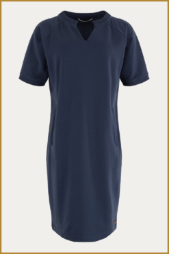 Alternative view of MSCW- Jurk Wild navy blue solid- MOS240111