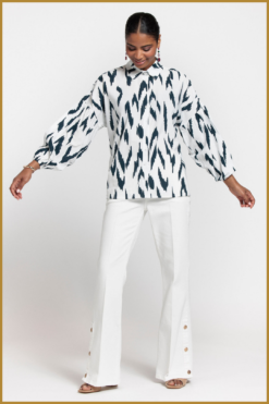 Alternative view of Studio Anneloes - Sally trousers - STU240011 Off white