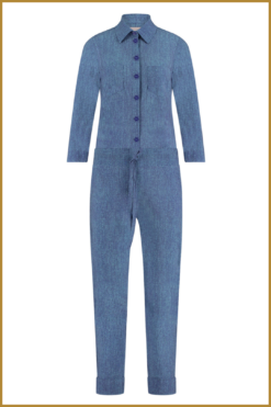 Alternative view of Studio Anneloes - Analy jeans jumpsuit - STU240013 mid jeans