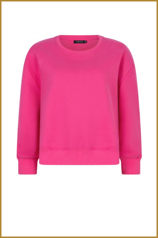 YDENCE - Sweater Lucy pink -YDE240017