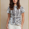 AIME - Jill top - AIM240006 Azura print