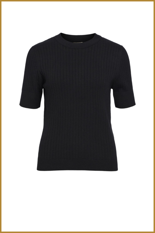 OBJECT - Shirt KM OBJNOELLE - OBJ240006 black - Afbeelding 2