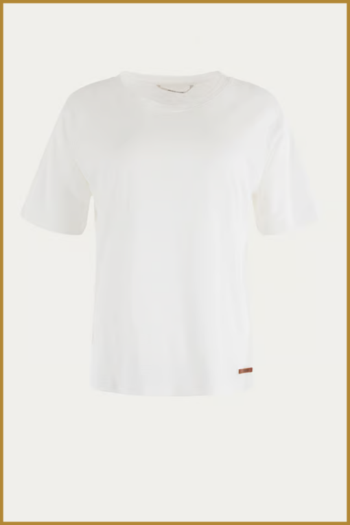MSCW - Tshirt Steal offwhite solid - MOS240095