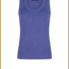 YDENCE - Knitted top keely violet blu -YDE240005