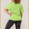 SNEAKERDRESSES - Sweater lime print - SNE240003