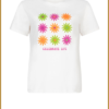 YDENCE- T-shirt Celebrate life fucsia green -YDE240008