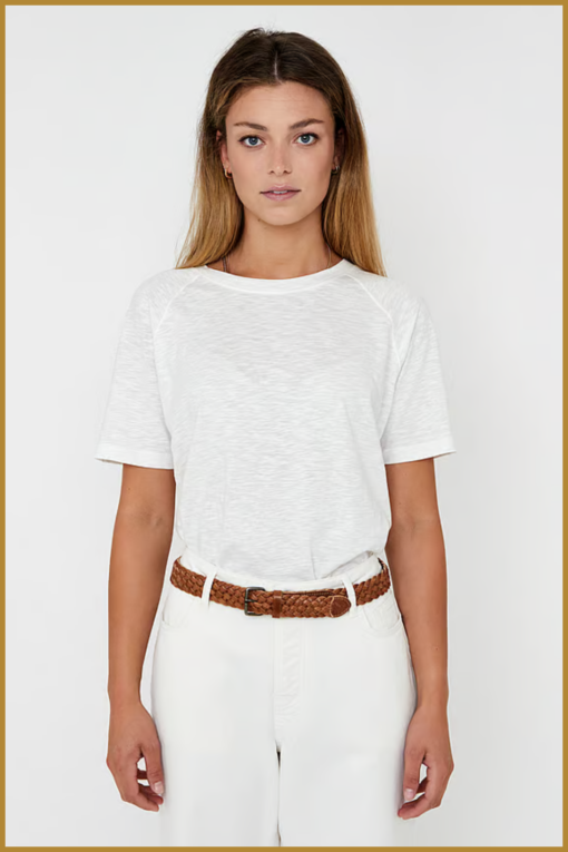 MSCW - Tshirt Steal offwhite solid - MOS240095