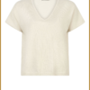 YDENCE - Knitted top Sammy offwhite -YDE240006