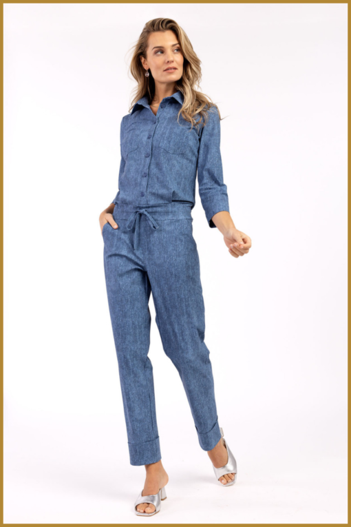 Studio Anneloes - Analy jeans jumpsuit - STU240013 mid jeans