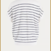 MSCW- Gilet Kamaria navy stripe - MOS240098