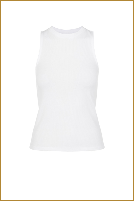 OBJECT - OBJJAMIE S/L TANK TOP - OBJ240019 white