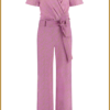 STUDIO ANNELOES - Mia snake jumpsuit lila pink clay-STU240031