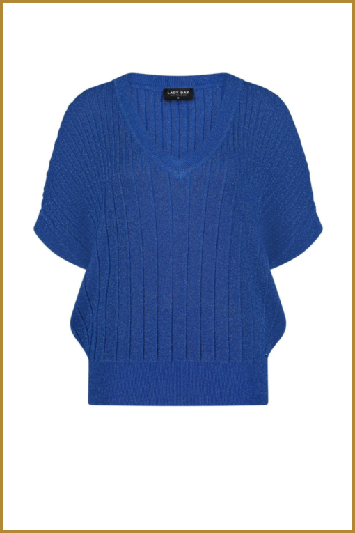 Lady day - Blouse Myrthe - MYP240026 blue iris - Afbeelding 2