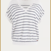 MSCW- Gilet Kamaria navy stripe - MOS240098