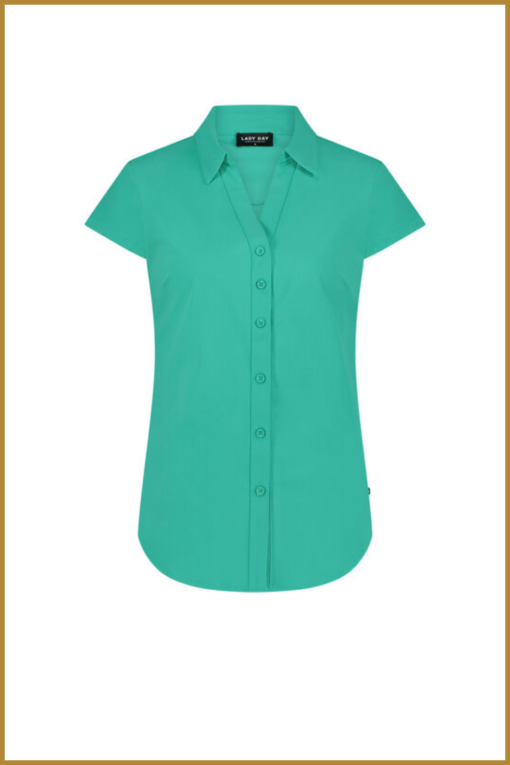 Lady day - Blouse Suzy cap - MYP240025 paradise green