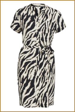 Alternative view of OBJECT - OBJJACIRA S/S SHIRT DRESS - OBJ240018 print