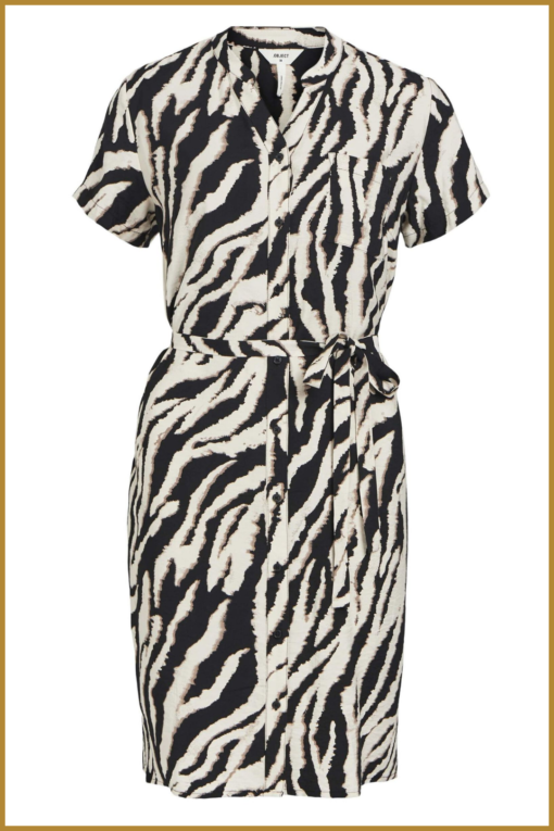 OBJECT - OBJJACIRA S/S SHIRT DRESS - OBJ240018 print - Afbeelding 2