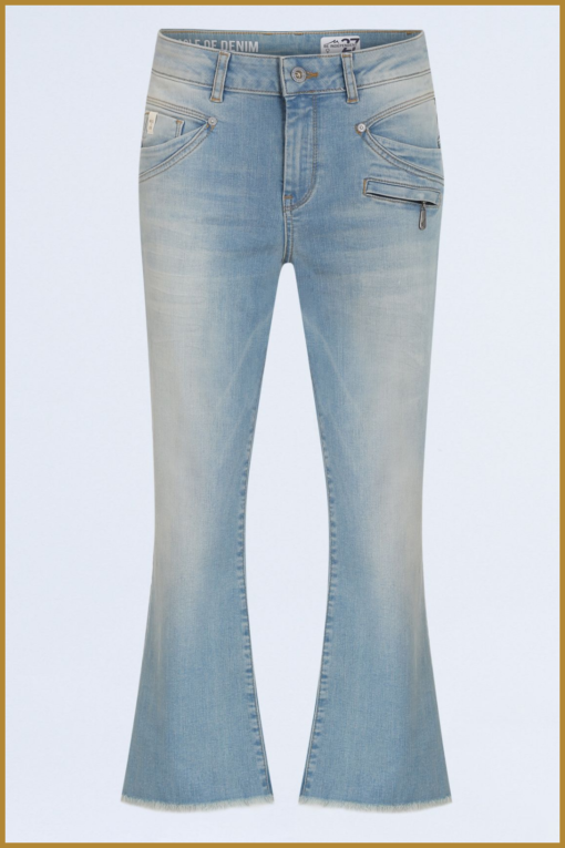 MOD- Suzy kick flare -blauw -MOD240009